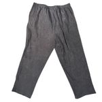 Sag Harbor Women 20W Black Elastic Waist Pleated Wide Leg Pants Casual Comfort Photo 1