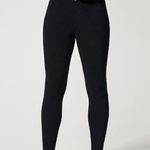 Spanx  Sz Large Jean-ish Ankle Leggings Black Stretch Pant Shaping Crop Women's Photo 1