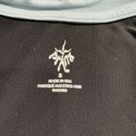 prAna  Women Navy Track Jacket Full Zip Light Blue Stripe S Athleisure SM Gym Photo 5