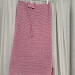 Beginning Boutique  July Butterfly Pink Crochet Mini Dress Photo 4