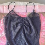 H&M black fitted v neck lace cami bodysuit Photo 6
