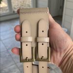 Talbots Super Cute  Beige and Cream Stretchy Belt Photo 8
