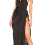 Revolve Black Slit Gown  Photo 0