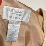 Worthington Women Vest Gold Brocade DamaskWaistcoat 2X Tailored Evening Chic Photo 6