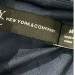 New York & Co. Navy Tweed Mini Dress Photo 3