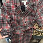 Charlotte Russe  Red and Gray Plaid one piece outfit. Skirt! Photo 0