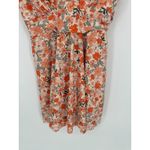 Bloomchic Sleeveless Swim Dress Orange Floral Print Size 14 Photo 2