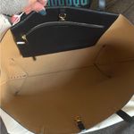 Tory Burch Authentic LEATHER Logo stiches Lg Tote Photo 4