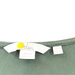 BODEN Square Neck Sage Green Extended Short Sleeve Stretch Fitted Bodysuit Size 2 Photo 9