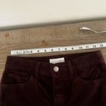 Loft  Wine colored velvet pants skinny | Sz 0 holiday party soft plum purple Photo 6
