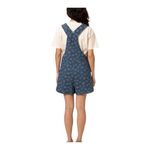 FRNCH Paris Floral Denim Overalls Large Cotton Photo 2