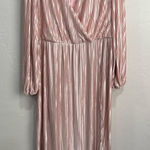 Boohoo NWTs  Occasion Pleated Light Pink Dress Photo 0