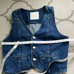 Mother Superior The Masked Rider Denim Vest, size medium Blue Photo 5