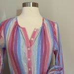 J.Crew  Belted button-up dress in pastel stripe Photo 2