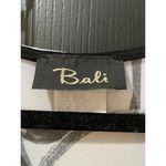 Bali  Black & White V-Neckline Sleeveless Fit & Flare Dress Size 8 Photo 3