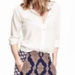 H&M  Patterned High‎ Waisted Boho Festival Shorts Size 4 Photo 0