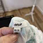 Aerie  Tiered Coquette Watercolor Maxi Sundress Dress Beachy Blue size XS Photo 8