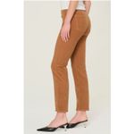 DL1961 Mara Straight Leg Instasculpt Corduroy Ankle Jeans in Vicuna Sz 26 $219 Brown Photo 2