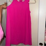 Amanda Uprichard NEW York Hot Pink Tie Back Shift Dress in size Small Photo 5
