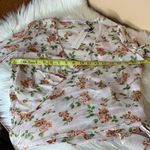 Red Haute  Floral Billie Sleeve Wrap Top Size Small Photo 8