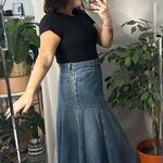 Anthropologie NWT Mare Mare denim midi skirt Photo 6