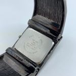 Geneva ladies 30mm black toned dial cuff bracelet watch size 6.5” runs Photo 5