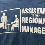 The Office Funny Blue Short Sleeve T-Shirt Assistant Regional Manager Size Small Photo 2