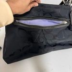 Coach Signature Gabby Black Canvas Monogram Tote shoulder bag large Photo 8