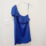 Anthropologie One Shoulder Ruffle Mini Dress NWT size M Photo 1
