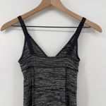 Wilfred Aritizia Free V-Neck Spaghetti Strap Slip Dress Black Gray Women XS Photo 3