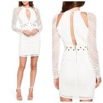 Bardot  Cutout Eyelet Grommet Bodycon Mini Dress Photo 1