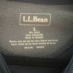 L.L Bean Women Fleece Sweater Large 1/4 Zip Blue Photo 2