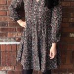 Matilda Jane  Brown&Pink Fabulously Floral Tiered Mini Dress Sz.S NWT Photo 0