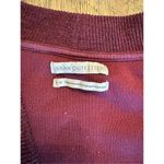 Urban Outfitters  Jaime oversized zip up cardigan size medium maroon Photo 4