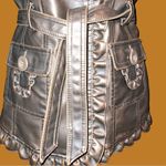 Charlotte Russe Y2K gorgeous stylish brown faux leather jacket! Unique! Photo 10