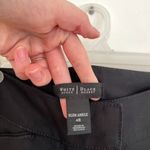 White House | Black Market WHBM Slim Ankle Pants Solid Black Cropped Dress Pants 4 Photo 5