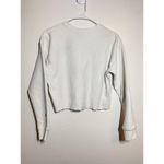 Champion  Reverse Weave Sweatshirt Crewneck Logo Spellout White Cropped XSmall Photo 3