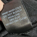 Haute Monde Buckle black puff sleeve crop top size xl Photo 7