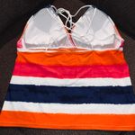 CHAPS Multi-Color Halterkini Tankini Swim Top Photo 3