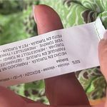 ZARA  wide leg flowy printed viscose palazzo pants green Sz M Photo 9