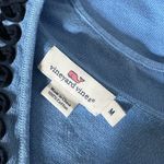 Vineyard Vines  Sweater knit‎ Top Blue Women Size M Embroidered Scroll  Preppy Photo 2