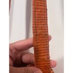 American Vintage Vintage Tooled Leather Saddle Shoulder Tan Sling bag Large Photo 11