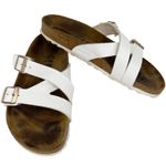 Birkenstock Yao Sandals White Double Buckle 37 L6M4 Photo 0