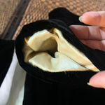 Vintage Black Velvet Handmade Skirt Suit Size S Size M Photo 2