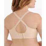 Vanity Fair  Size 40DD Sports Bra Convertible Full Figure Wireless Beige 71500 Photo 2