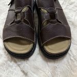 Faded Glory ‎ Y2k Brown Crissy Ankle Strap Sandals Women's 8 Chunky Artsy Boho Photo 1