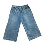 Cider Womens Happy Hour Jeans Plus Size 3XL Medium Wash 5 Pocket Wide Leg Photo 0