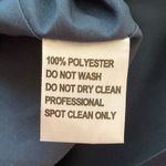 JJ's House J.J’s House| Navy Sheath V-Neck Knee-Length Satin Dress with crystal brooch NWT Photo 8