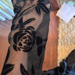 Anne Carson Vintage Black Chiffon Wrap Around Blouse in Size Small Photo 5