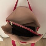 Furla  Yucca Saffiano Leather Unstructured Tote in Fuchsia Pink Photo 8